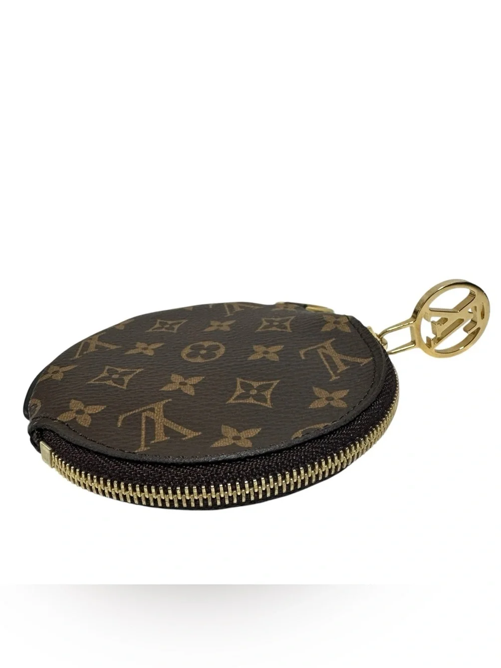 Louis Vuitton Monogram Multi Pochette Accessories Round Coin Purse